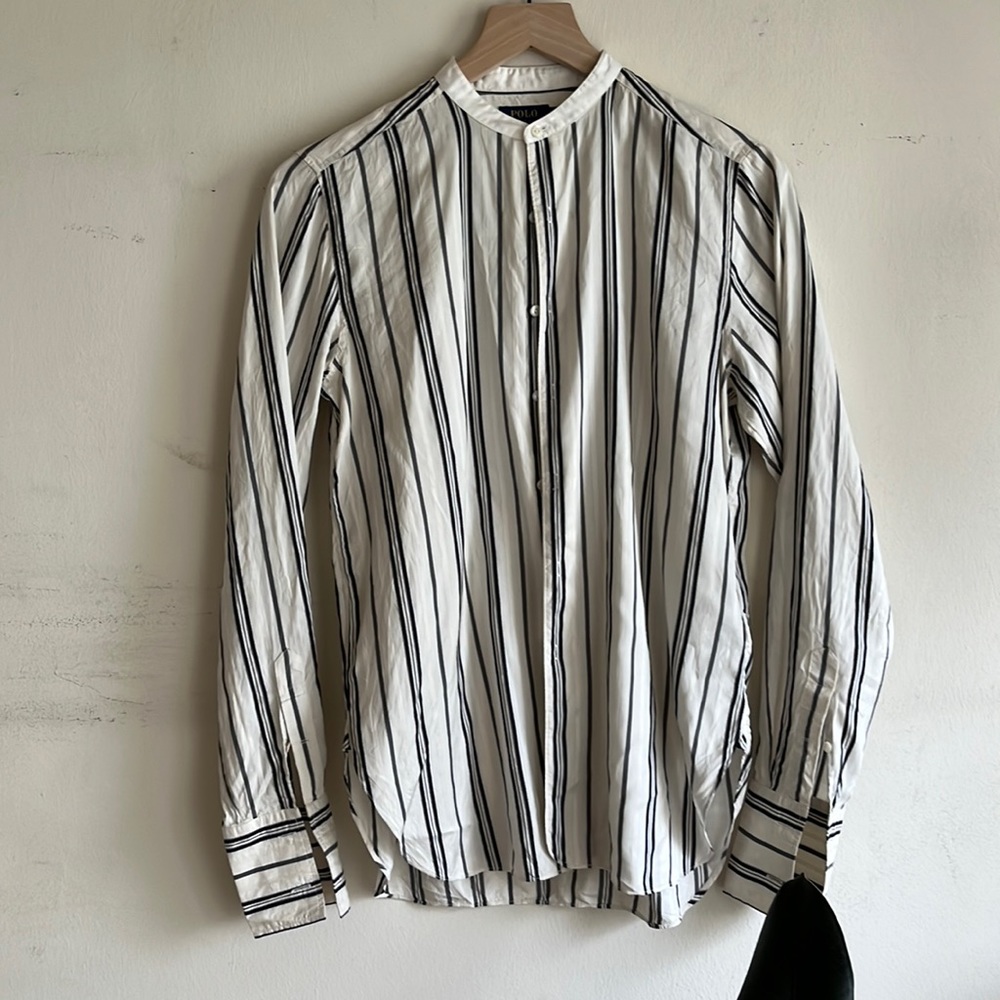 Vintage silk striped shirt 4